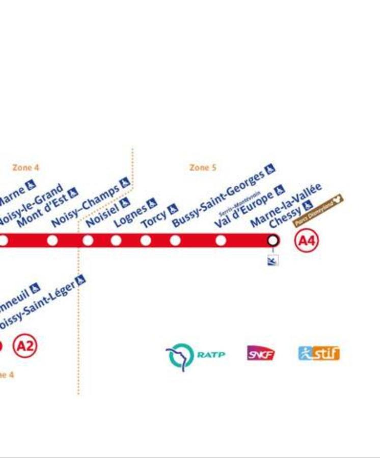Location 3 Chambres Spacieuses Dans Appartment 2 Mn Rer Bussy Saint Georges Dış mekan fotoğraf